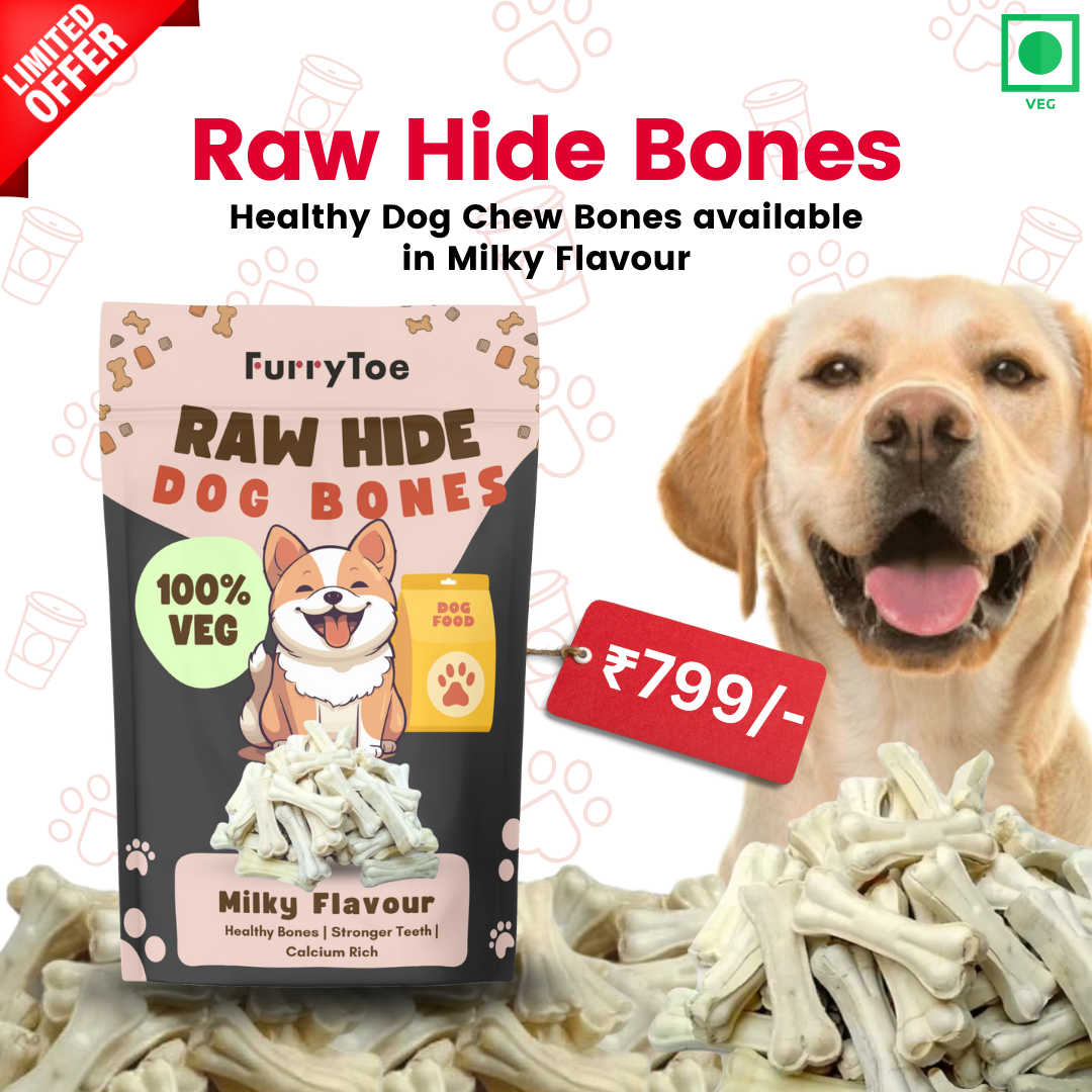 Raw Hide Dog Bones - Milky Flavour
